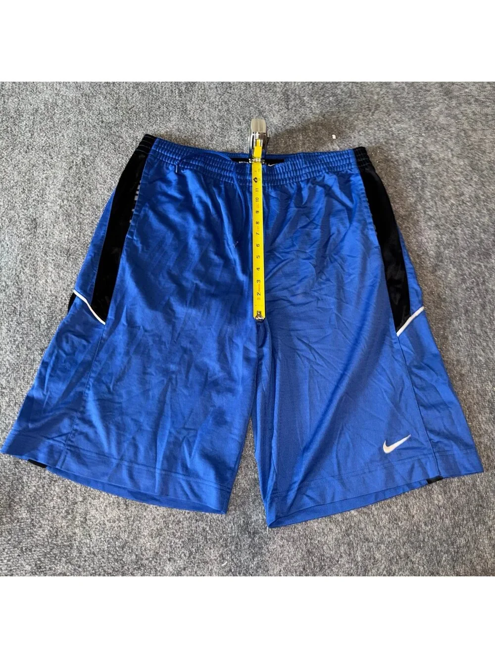 Nike Basketball Grail Blue Baggy Hoop Shorts Mens XL Vtg y2k 90s Rare